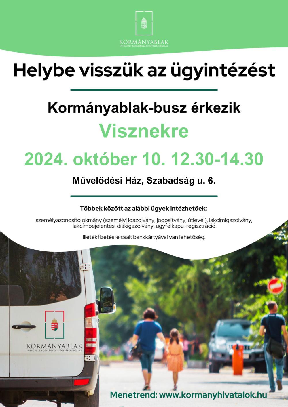 Kormanyablak Busz Erkezik 2024 10 10