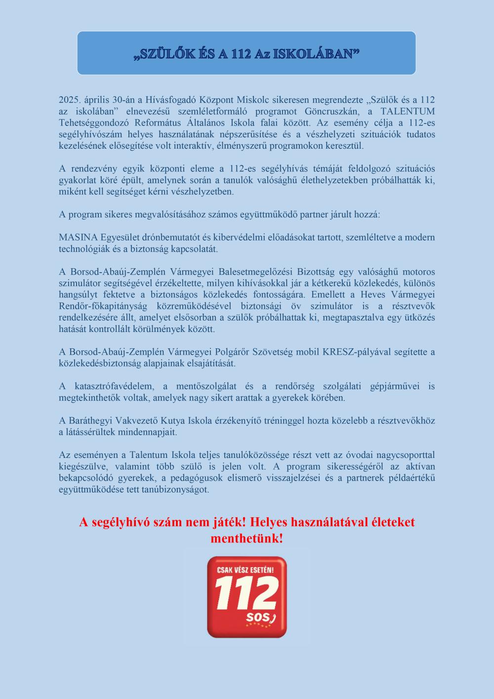 Az Orfk Rfi Ugyeleti Foosztaly 112 Es Hirlevele 2025 Evi 2 Szam 2